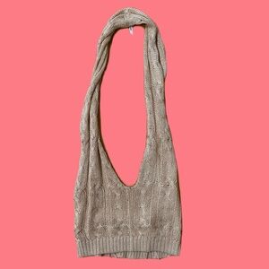 NWOT Free People Don’t Stop There Knit Halter Top